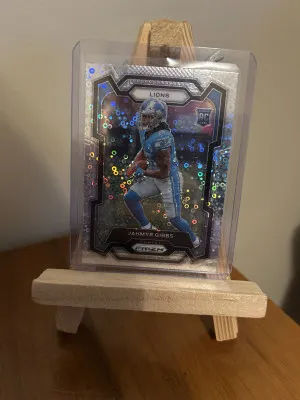 2023 Panini Prizm Jahmyr Gibbs #331 No Huddle Disco front